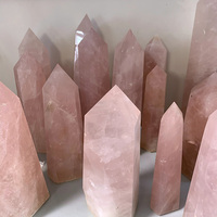 Tour à quartz rose naturel de haute qualité, vente en gros, livraison gratuite