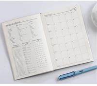 Échantillon gratuit Couverture rigide verte personnalisée Cahier d'affaires vierge en grande quantité Journal Journal Carnet en cuir PU