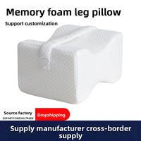 Oreiller de jambe et de genou en mousse à mémoire de forme confortable pour les dormeurs latéraux-Oreiller de jambe de soulagement de la douleur sciatique pour dormir sur le côté