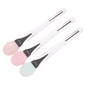 Brocha de Doble Cabeza para Mascarillas Faciales con Logotipo Personalizado, Brocha para Lavar la Cara y la Nariz, para Herramientas de Maquillaje y Cuidado de la Piel DIY - Product Image 1