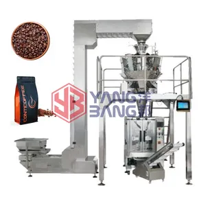 YB-420Z Automatic Coffee Beans Packing Machine with Degassing Valve Applicator 500g Coffee Beans Packing Machine