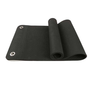 Shengde tường treo số lượng lớn bán buôn Trung Quốc chống trượt bền tùy chỉnh thiết kế sinh thái thân thiện dày TPE Yoga Mat với lỗ khoen - Product Image 6