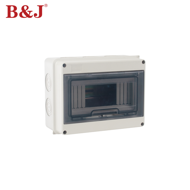 B&J IP65 Waterproof Outdoor Distribution Box ABS Plastic Electrical PV Junction Switch Panel Mount Electronics Instrument