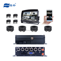 Großhandel 4CH 8CH 720P 1080P Rückspiegelkamera Dashcam Mobile DVR 3G 4G WiFi GPS Flottenmanagement-System 360 Panorama