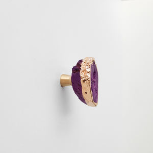 Atacado Golden Side Ágata Porta Handle <span class=keywords><strong>Cabinet</strong></span> botão Guarda-roupa alças e botões Gaveta puxa - Product Image 6