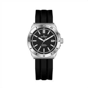 Montre mécanique automatique pour homme RHYNOFIT, boîtier et bracelet en acier inoxydable 316L, finition brossée, étanche 10 ATM - Product Image 4