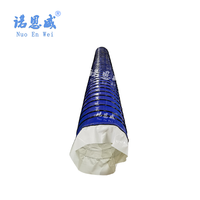 Conduit d'air flexible en PVC de couleur de taille et de longueur personnalisable Conduit isolé ignifuge