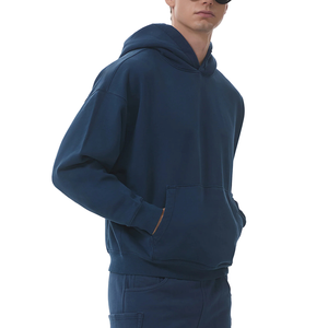 Sudadera con capucha de algodón de gran tamaño OEM jersey de peso pesado unisex logotipo personalizado ropa de calle Sudadera con capucha polar fabricante a granel - Product Image 5