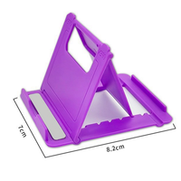 Support de téléphone réglable pliable portable en ABS pour tous les téléphones mobiles