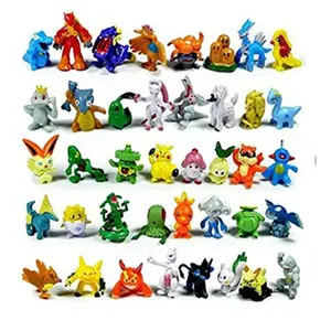 Best selling 24pcs a bag hot sale Cartoon Child Toy Mini Action Figure Pokemoned go for game toys 2-3cm