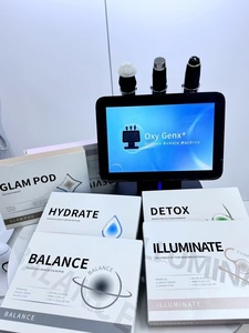 Máy chăm sóc da mặt <span class=keywords><strong>3</strong></span> trong 1 CO2 <span class=keywords><strong>Oxygen</strong></span> Glo 2, làm săn chắc da, tẩy tế bào chết, máy phun oxy bọt CO2 - Product Image 3