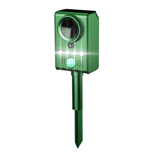 Caméra de chasse solaire clignotante à LED pour l'extérieur Dispositif répulsif pour cerfs activé par le mouvement Chargeur rechargeable Répulsif pour oiseaux à semi-conducteurs - Product Image 2