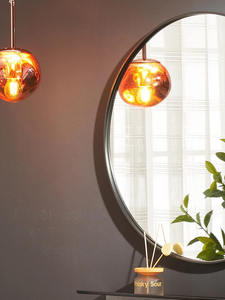 <span class=keywords><strong>Espejo</strong></span> de Baño Moderno con Marco de Acero Inoxidable 304 y Diseño Irrompible - Product Image 6