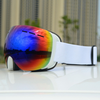 Vente en gros directe usine – Lunettes de ski anti-buée personnalisées populaires UV400 pour sports de neige – Équipement de ski d'hiver