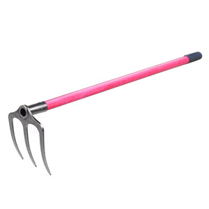 Azada <span class=keywords><strong>de</strong></span> Lucha Contra Incendios <span class=keywords><strong>de</strong></span> Mango Largo con 2-5 Puntas, Material <span class=keywords><strong>de</strong></span> Madera <span class=keywords><strong>de</strong></span> <span class=keywords><strong>Redwood</strong></span>/Fibra, Color Rosa/Rojo, para la Lucha Contra Incendios Forestales - Product Image 5