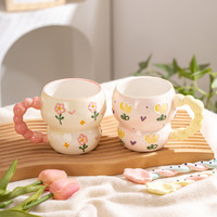 Mug créatif en forme de gourde avec poignée - Résistant aux micro-ondes et aux hautes températures pour le petit-déjeuner, le lait et les flocons d'avoine