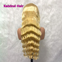 Perruque de cheveux humains naturels 613 avec dentelle frontale HD 13x4, perruque frontale HD 13x6 à ondulations profondes, 100% cheveux humains naturels, perruque frontale blonde avec dentelle
