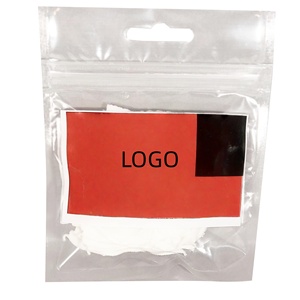 Sac de rangement souple personnalisé en plastique pour leurres souples de pêche, vers et leurres artificiels, avec trou de suspension et fermeture à clapet - Product Image 1