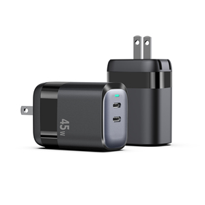 Chargeur USB PD 45W pour téléphone portable, double type C, portable, pour une charge rapide des smartphones et tablettes - Product Image 3