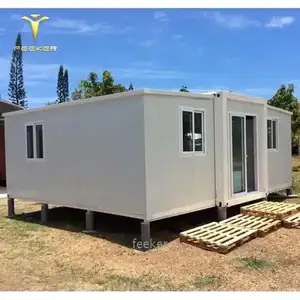 Легкий и быстрый сборный дом из плоского контейнера в Австралии