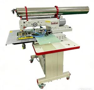 Nouvelle machine industrielle à lit plat pour l'ouverture de sacs au laser, couture automatique à point noué pour T-shirts, machine à coudre à une aiguille - Product Image 1