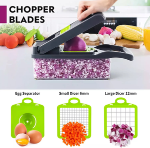 For Fullstar 14-Piece Multipurpose Manual <b>Vegetable</b> Potato Cutter Set <b>Fruit</b> & <b>Vegetable</b> Kitchen Food Cutter - Product Image 5