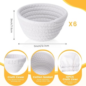 Stile europeo cesto di fermentazione per il pane rustico cestino di pane in <span class=keywords><strong>ceramica</strong></span> con Rattan utensili da forno Amazon Indonesia Vietnam - Product Image 5