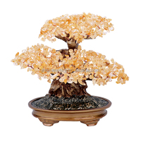 Arbre à Argent en Pierre Naturelle Faite à la Main, Artisanat Unique en Cristal, Guérison des Chakras, Feng Shui, Arbre Porte-Bonheur Tendance
