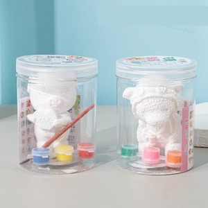 Rompecabezas de Yeso para Niños, Muñeca de Yeso para Colorear, Manualidades 3D, Juguete Pintado a Mano de 11 cm, para Niños de 4 a 6 Años, Tema de Animales y Naturaleza, Venta al por Mayor - Product Image 1