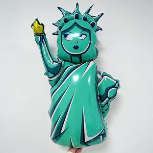 Ballon en aluminium en forme de Statue de la Liberté patriotique, ballon de fête métallique pour la décoration du 4 juillet, Jour de l'Indépendance - Product Image 5