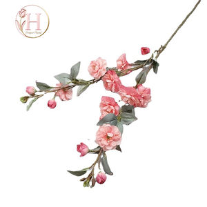 Hesper เทียม9หัว Camellia japonica Mori ดอกไม้อิตาเลียนห้องนั่งเล่นตกแต่งงานแต่งงานอุปกรณ์ประกอบฉากการถ่ายภาพ - Product Image 5