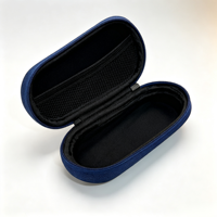 Mini étui de transport rigide en EVA étanche avec fermeture éclair pour le rangement d'accessoires électroniques portables