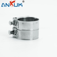 Collier de serrage à vis sans fin robuste en acier inoxydable galvanisé sur mesure 304 316, diamètre réglable 16mm-320mm, pour tuyauterie (en pouces)