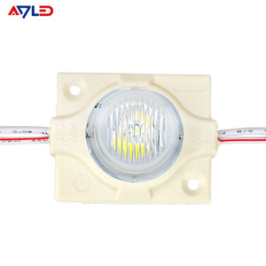 SMD 3030 Round Lens <b>Plastic</b> Injection <b>Edge</b> Lit 12V White Light Led Module IP67 1.5W Waterproof Led Double Sided Light Box Module - Product Image 2