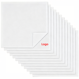 Pañuelos de Lino Blancos Personalizados para Hombre y Mujer, Pañuelo de Bolsillo Reutilizable con Borde Finamente Cosido, Pañuelos de Boda para Novio, Negocios - Product Image 1