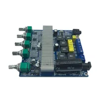 Carte amplificateur de caisson de basses TPA3116 personnalisée 2.1 canaux haute puissance BT 4.2 carte amplificateur Audio DC12V-24V 2*50W + 100W