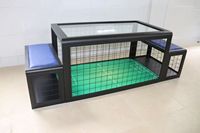 MN-PV6202 Machine de jeu de football sous table pour deux joueurs, interactive, pour centre commercial et salle de jeux