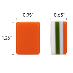 Juego <span class=keywords><strong>de</strong></span> Mahjong Americano <span class=keywords><strong>de</strong></span> Acrílico Grabado en Naranja <span class=keywords><strong>de</strong></span> Cuatro Capas, en Oferta, <span class=keywords><strong>para</strong></span> Entretenimiento Familiar - Product Image 6