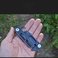 Carte multi-outils 30-en-1 pour le camping en plein air, la survie, la randonnée, équipement tactique pliable et portable