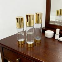 Prix bas, flacon pulvérisateur sous vide portable en plastique pressé, 80 ml, 100 ml, 120 ml, flacon sous vide pour émulsion