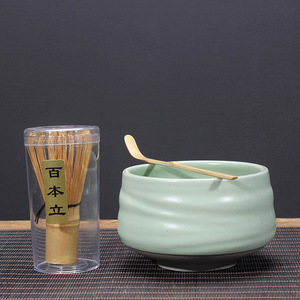 Juego de tazón verde <span class=keywords><strong>Matcha</strong></span> japonés hecho a mano, juego de té <span class=keywords><strong>Matcha</strong></span>, tazón Chawan, precio <span class=keywords><strong>barato</strong></span> - Product Image 4
