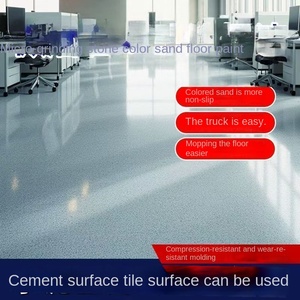 Échantillon Gratuit <span class=keywords><strong>Peinture</strong></span> de Sol Époxy Autolissante Liquide Effet Sable Coloré pour Carrelage Céramique Sans Polissage Modèle HXDP-555 - Product Image 4