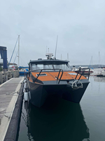 Yacht de luxe 10m 36ft, catamaran en aluminium soudé, bateau de croisière à cabine, bateau de pêche sportif pour la plongée et le chartrage