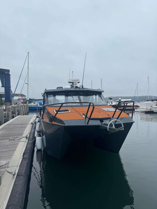 Yacht de luxe <span class=keywords><strong>10m</strong></span> 36ft aluminium soudé Catamaran cabine Cruiser passager pêche Sport bateau pour la plongée et la location - Product Image 3