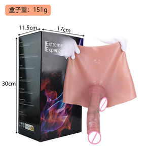 Strapon celana <span class=keywords><strong>penis</strong></span> silikon lengan <span class=keywords><strong>Penis</strong></span> berpinggang tinggi Dildo berongga untuk pria wanita mainan seks masturbasi realistis untuk dewasa 18 + - Product Image 4