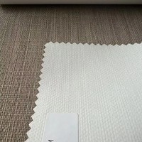 Tissu ignifuge et imperméable en polyester 100% multicolore, enduit blanc, tissé, épais, 300g/m², 110 pouces de large, pour aménagement intérieur