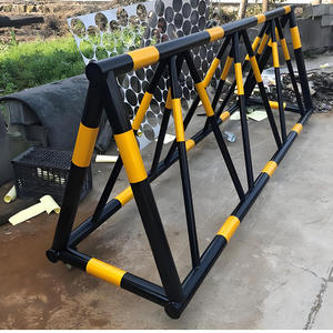 Barriera Metallica in Acciaio per Sicurezza Stradale, Controllo della Folla, Recinzione Stradale, Porta di Contenimento, Grado Ingegneristico, Riflettente IP55 - Product Image 2