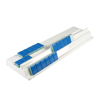 Supports de Mahjong en laque haute brillance avec pousseurs, ensemble personnalisé en bois double couche, plusieurs couleurs et tailles, usine de Mahjong