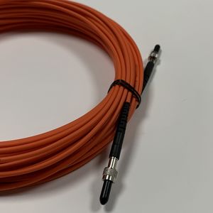 Câble à <span class=keywords><strong>fibre</strong></span> <span class=keywords><strong>optique</strong></span> SMA905 en <span class=keywords><strong>fibre</strong></span> de verre P CORD SMA-SMA OM1 SX 3MM 10M LSZH <span class=keywords><strong>Orange</strong></span> - Product Image 2