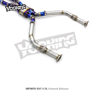 Échappement Catback OEM Valvetronic pour Infiniti G37 3.7L 2010-2021 Système d'échappement en titane avec clé de télécommande - Product Image 2